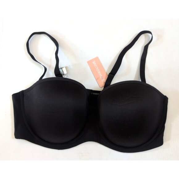ThirdLove Bra Womens 42C 24/7 Classic Strapless Black Underwire - New - Picture 1 of 3